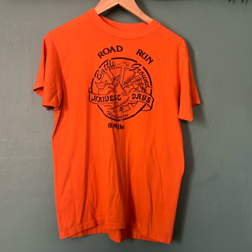 VTG Road Run 8 Mile Battle Ground Washington 1982 Harvest Days T-Shirt Size M